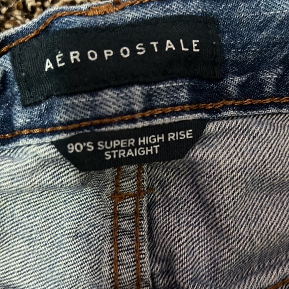 Aeropostale 90’s super high rise straight - Picture 3 of 5